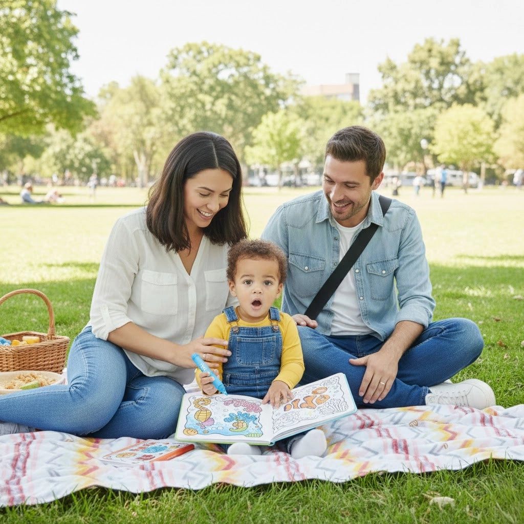 MagiKid - Livre de Coloriage Magique à l'eau